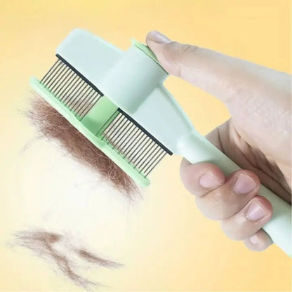 Rynx | Simple Self-Cleaning Flea Comb & Coat Brush