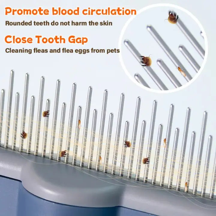 Rynx | Simple Self-Cleaning Flea Comb & Coat Brush