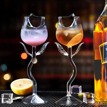 Rynx | Elegant Rose Wine Glass – Adds Charm to Every Sip