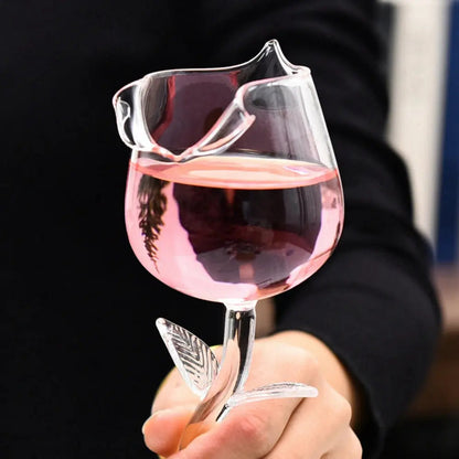 Rynx | Elegant Rose Wine Glass – Adds Charm to Every Sip