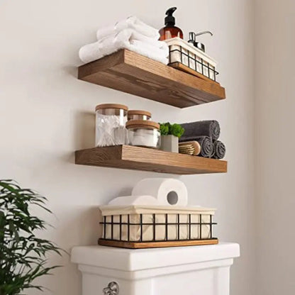 Rynx | Handmade Solid Wood Wall Shelves – Stylish & Space-Saving