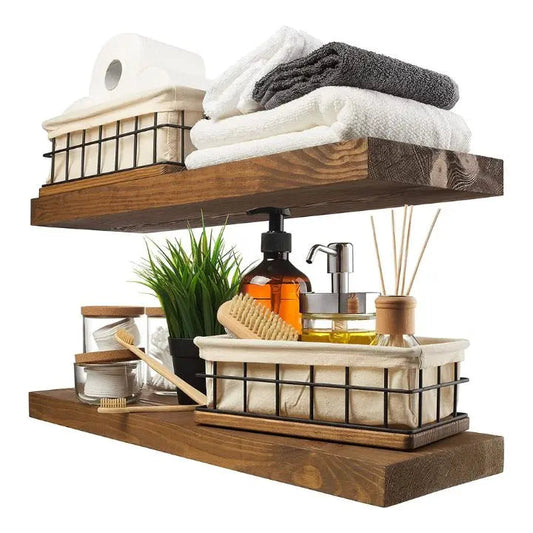 Rynx | Handmade Solid Wood Wall Shelves – Stylish & Space-Saving