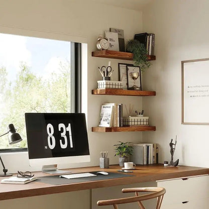 Rynx | Handmade Solid Wood Wall Shelves – Stylish & Space-Saving