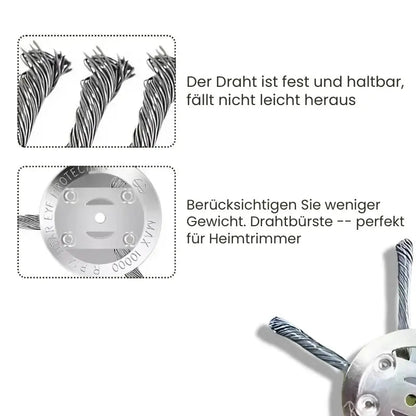 Rynx | Durable steel grass cutting head for precise cutting