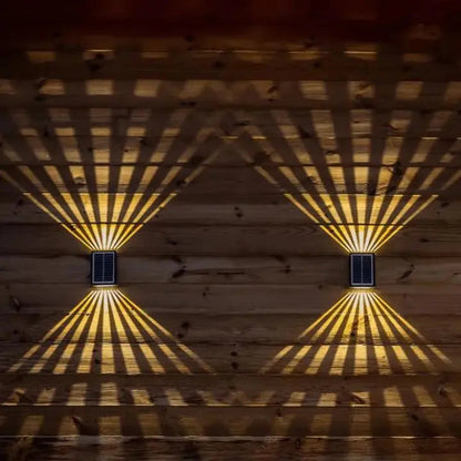 Rynx | Modern Solar LED Wall Light - Waterproof & Automatic