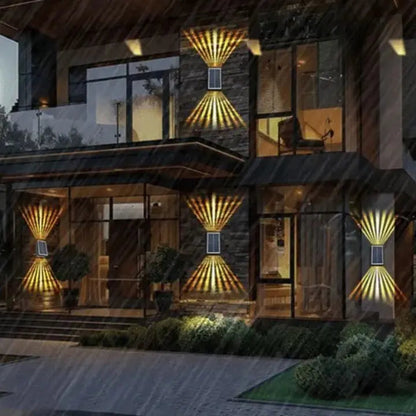 Rynx | Modern Solar LED Wall Light - Waterproof & Automatic