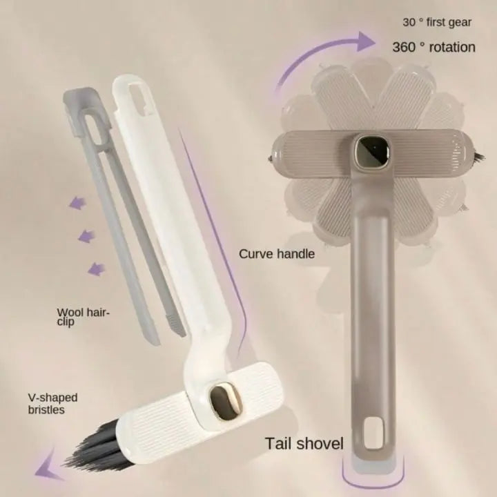 Rynx | Multifunctional, Redatable with V Bristles Cleaning Brush