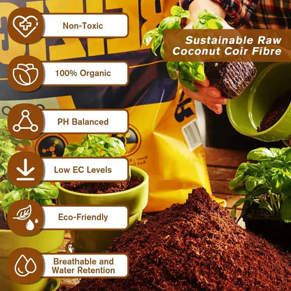 Rynx | Premium Organic Coconut Soil Brick – Promote Natural Plant Growth