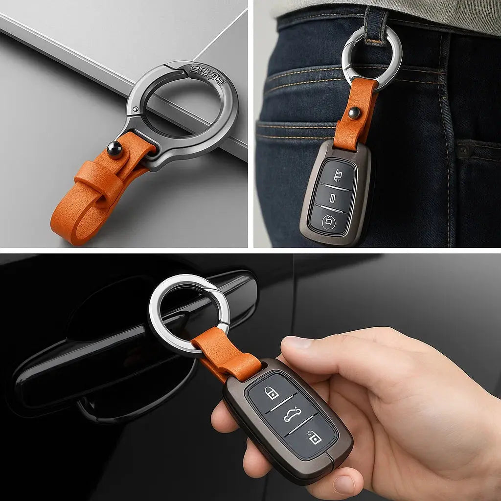 Rynx | Keychain made of zinc alloy & PU leather