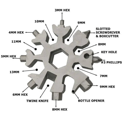 Rynx | Snowflake 18-in-1 MultiTool (2 pieces)