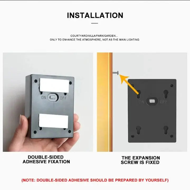 Rynx | Solar Double Shadow Wall Light