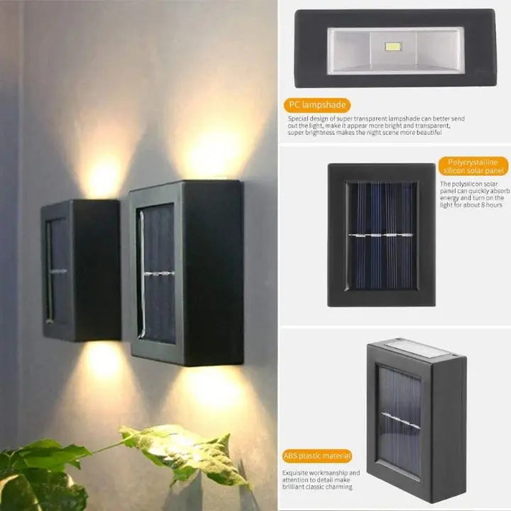 Rynx | Solar Double Shadow Wall Light