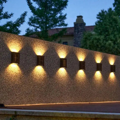 Rynx | Solar Double Shadow Wall Light