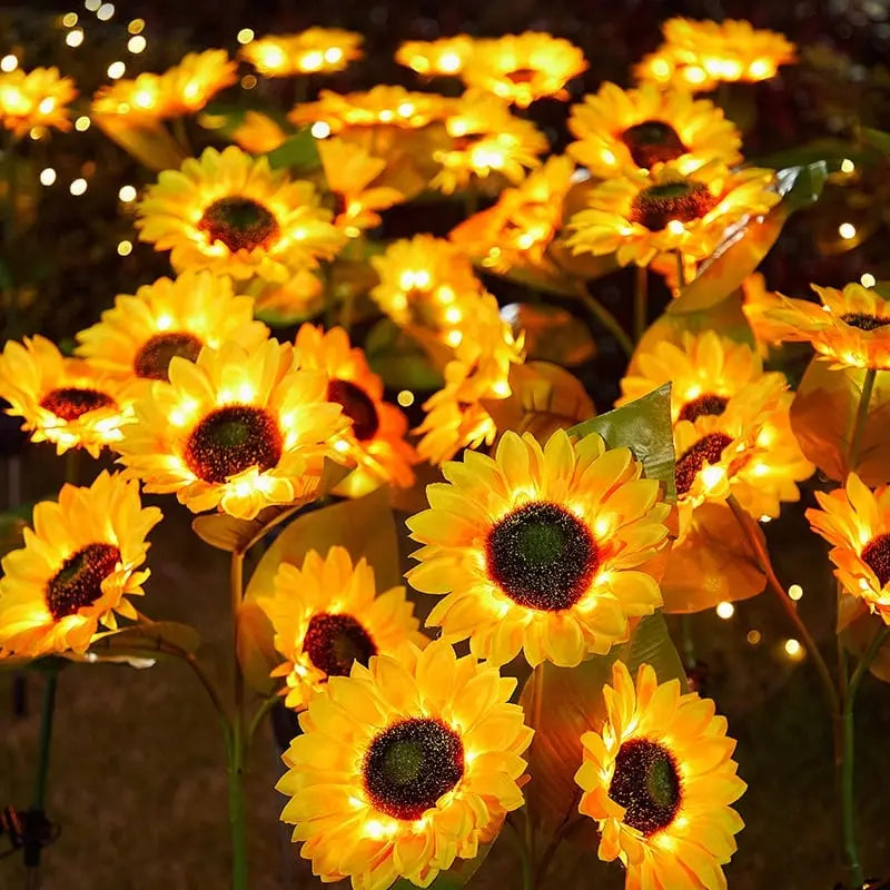 Rynx | Solar-powered sunflower light for the garden