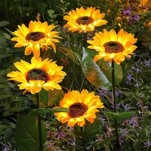 Rynx | Solar-powered sunflower light for the garden