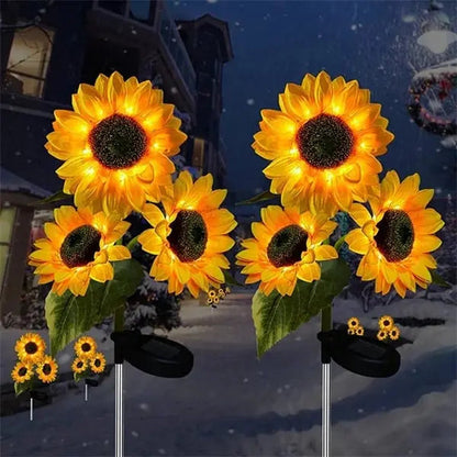Rynx | Solar-powered sunflower light for the garden