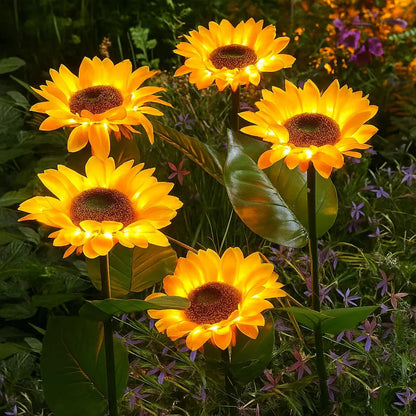 Rynx | Solar-powered sunflower light for the garden