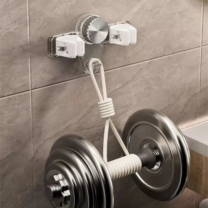 Rynx | Strong broom holder without drilling – Space-saving & safe storage