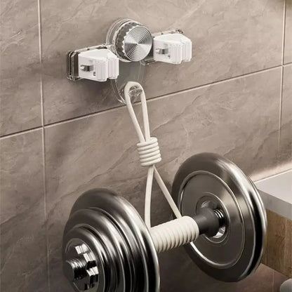Rynx | Strong broom holder without drilling – Space-saving & safe storage