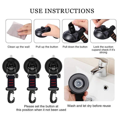 Rynx | Strong suction cup hook for smooth surfaces