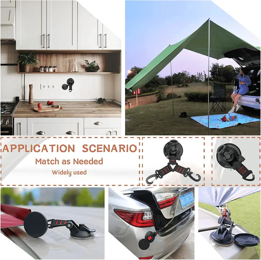 Rynx | Strong suction cup hook for smooth surfaces