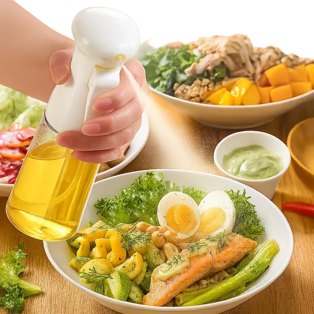 Rynx | Portable Oil Spray Bottle for Even Cooking