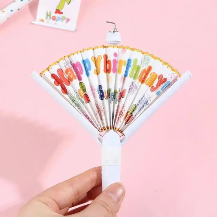 Rynx | Surprise Pop-up Fan Candle Topper