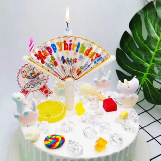 Rynx | Surprise Pop-up Fan Candle Topper