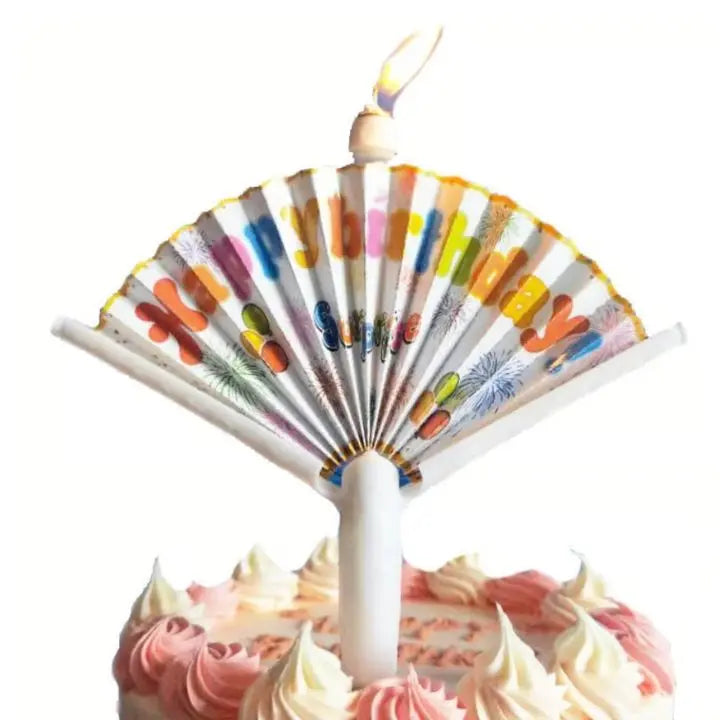 Rynx | Surprise Pop-up Fan Candle Topper
