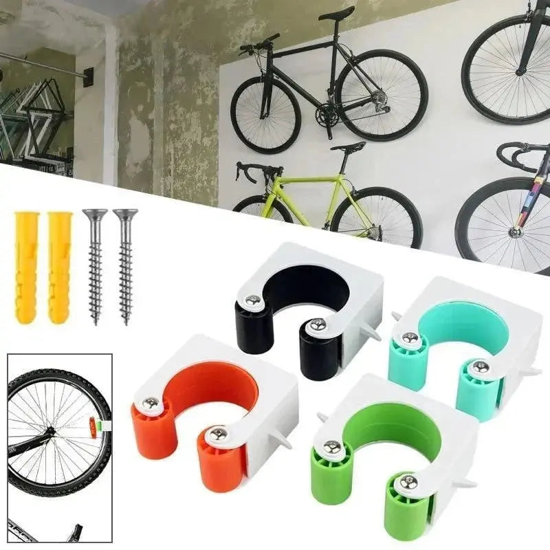 Rynx | Wall-mounted holder for road & mountain bike storage