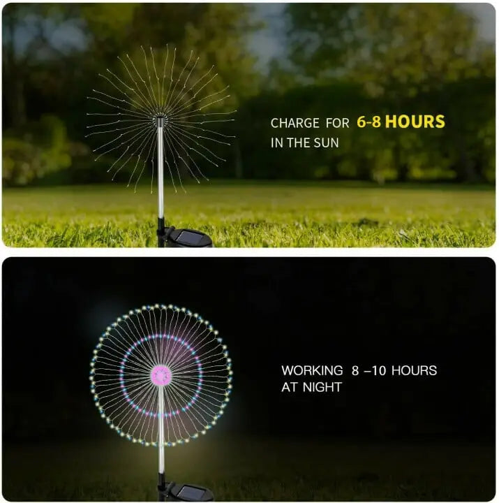 Rynx | Waterproof Solar Garden Fireworks Lamp