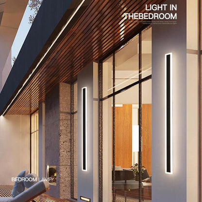 Rynx | LumiBar Minimalist LED Outdoor Wall Light | Waterproof | Durable | Modern Lighting Technology | Outdoor Decorative Lamp for Garden and Terrace