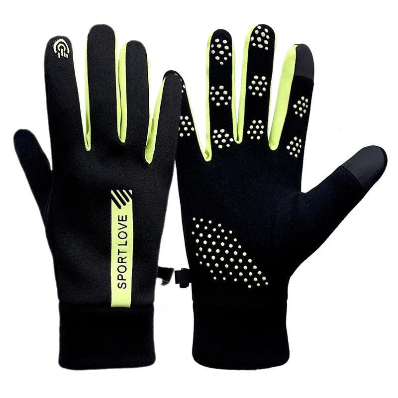 RYNX | Waterproof, Non-Slip, And Cold-Resistant Finger Touchscreen Glove Green (Women)