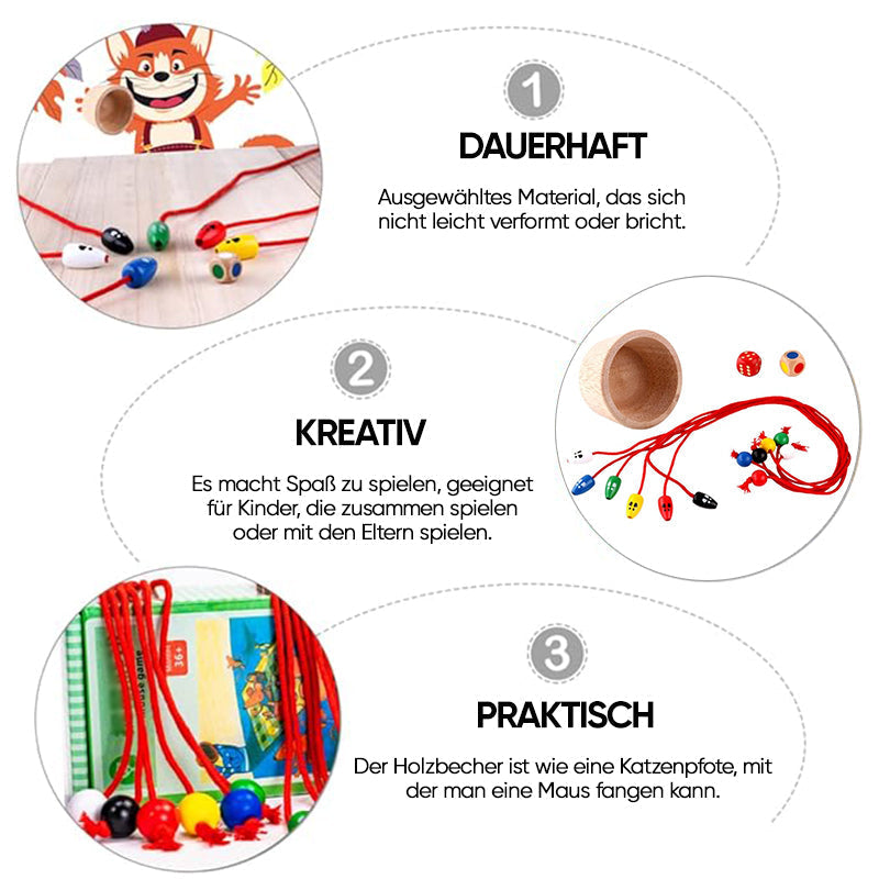 Rynx | Kids Cat & Mouse Tabletop Game Set