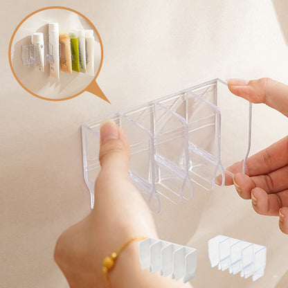 Rynx | Wall-mounted skincare organizer shelf for cleaning products
