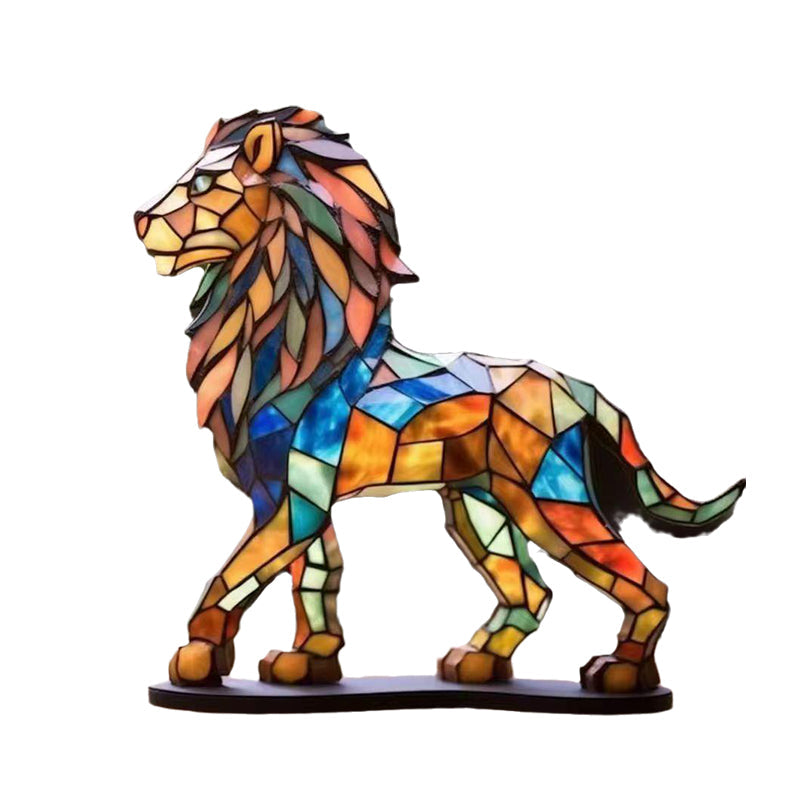 Rynx | Wildlife Art With Base Wildlife Desk Decorations