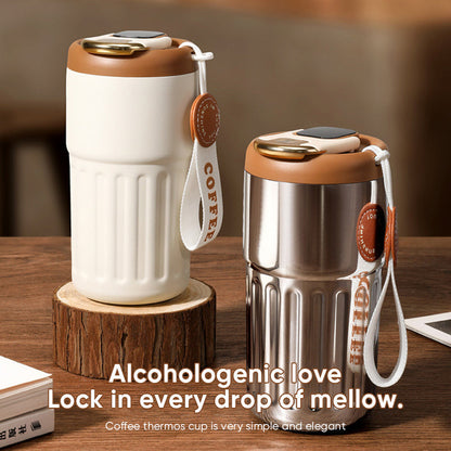 Rynx | Coffee thermos bottle with temperature display