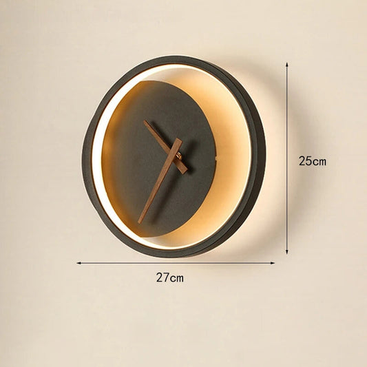 Rynx | TimeGlow - Modern LED wall clock with LED lighting