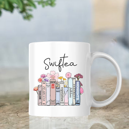 Rynx | Floral Music Album Swiftea Mug