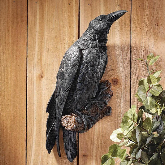 Rynx | Noctura Realistic Decorative Raven – Mood-Enhancing Decoration for Home & Garden