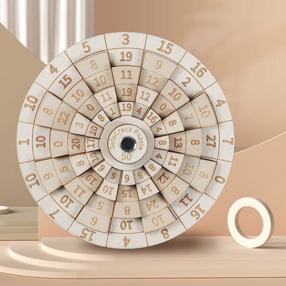RYNX | Safecracker 50 Wooden Puzzle - Difficult Mathematical Brain Teaser For Adults
