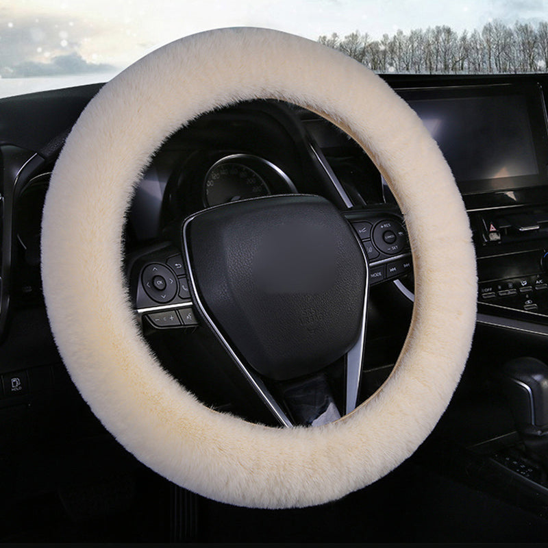Rynx | Universal Plush Car Steering Wheel Cover