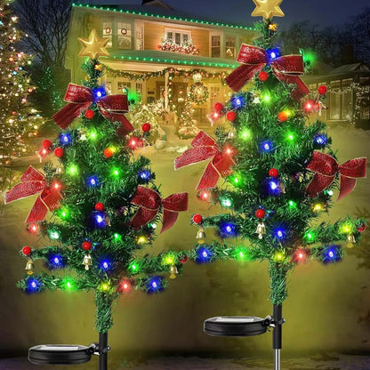 Rynx | Solar-powered, waterproof Christmas tree decorative lights for outdoor use