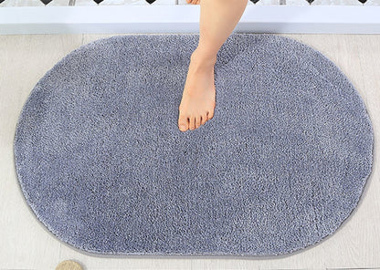 Rynx | Semi-circle Fest purple Tufted Bath Mat, Multiple Sizes Soft Plush Water-absorbent, Non-slip Toilet Mat, Soft Thick Bathroom Rug, Pure Bathroom Mats, Simple Best Bath Rugs, Hot Shower Mat Non-slip, Toilet Rug