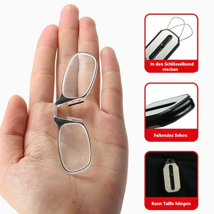 Rynx | Nose clip reading glasses