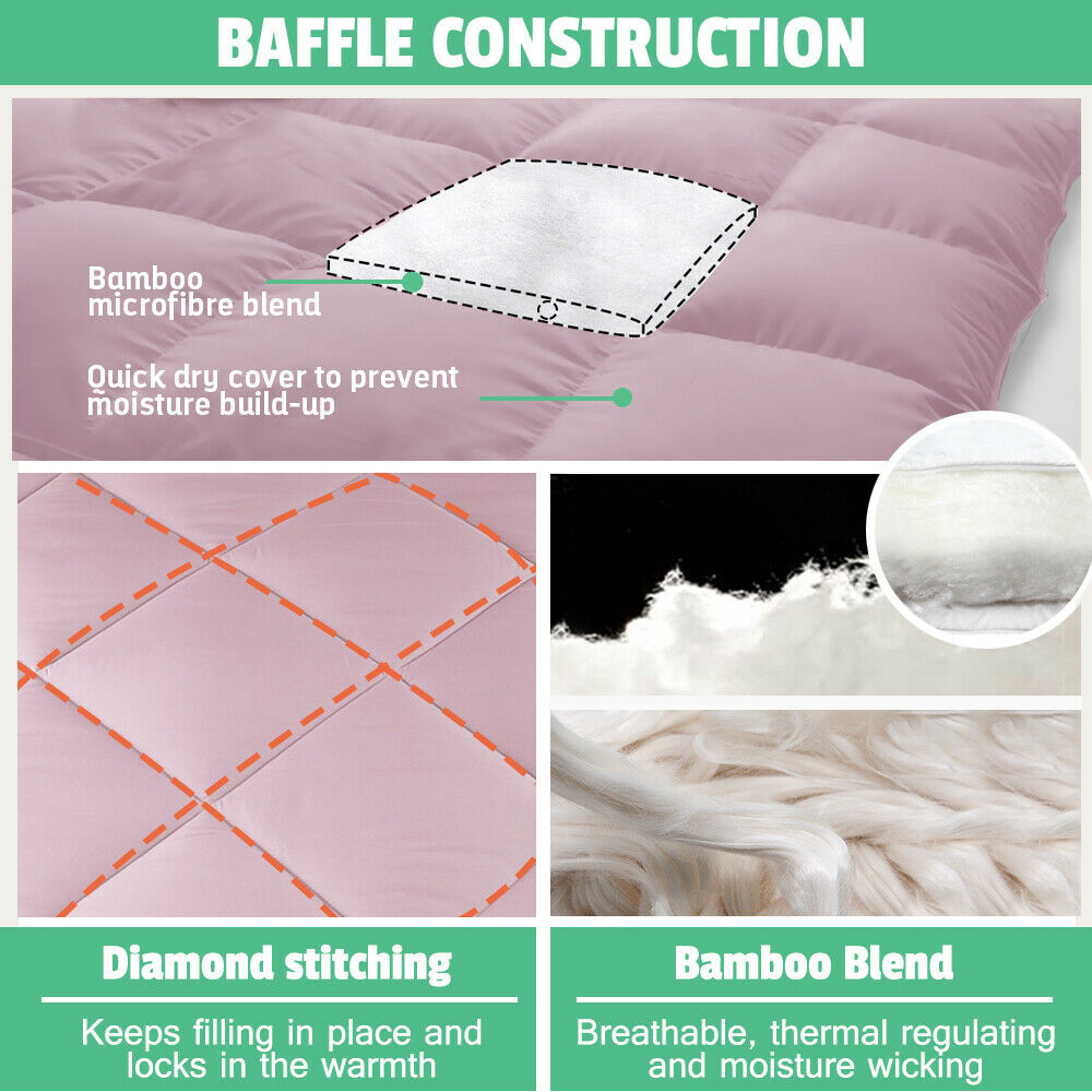 Rynx | Doona Quilt Microfiber - All Seasons - Pink