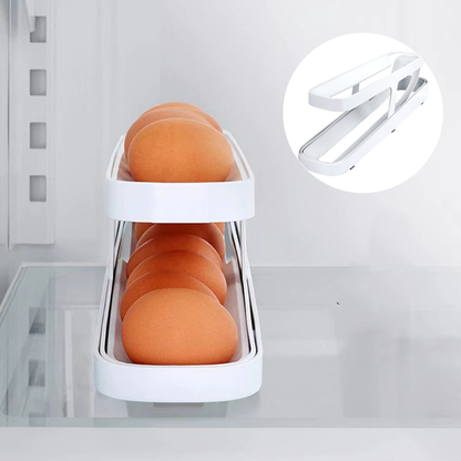Rynx | Automatic Scroll Egg Shelf Holder Storage Box