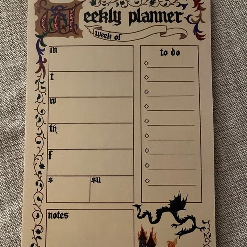 Rynx | Stationery of the medieval notepad series