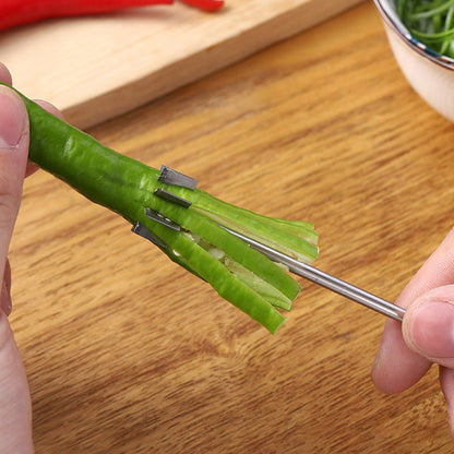 Rynx | Stainless Steel Plum Blossom Onion Cutter