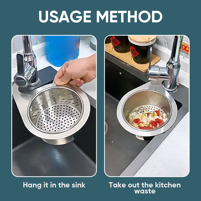 Rynx | Stainless Steel Swan Sink Drain Basket